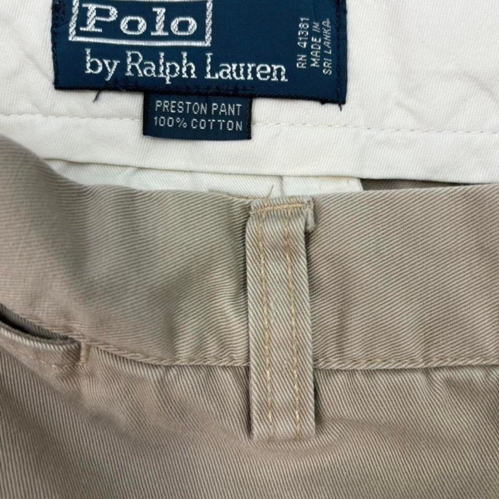 Ralph Lauren tan chino trousers 40x28.5 0224 - Picture 2 of 7